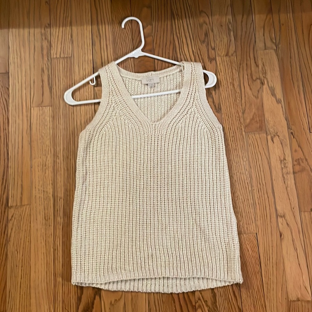 Knit tank top